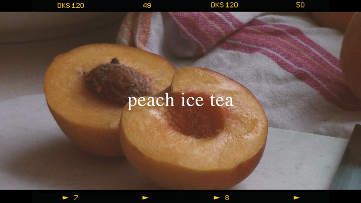 Refreshing Peach Ice Tea 🍑 (simple & easy&nbsp;recipe!)